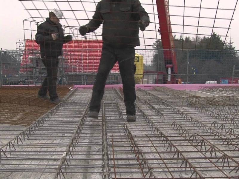 Ukladanie výstuže na FD